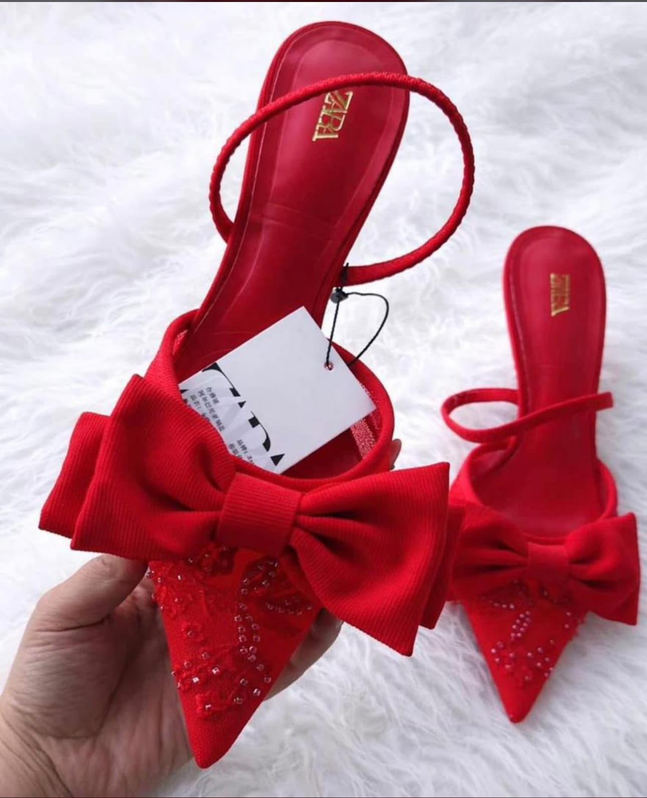 Now crystal heels