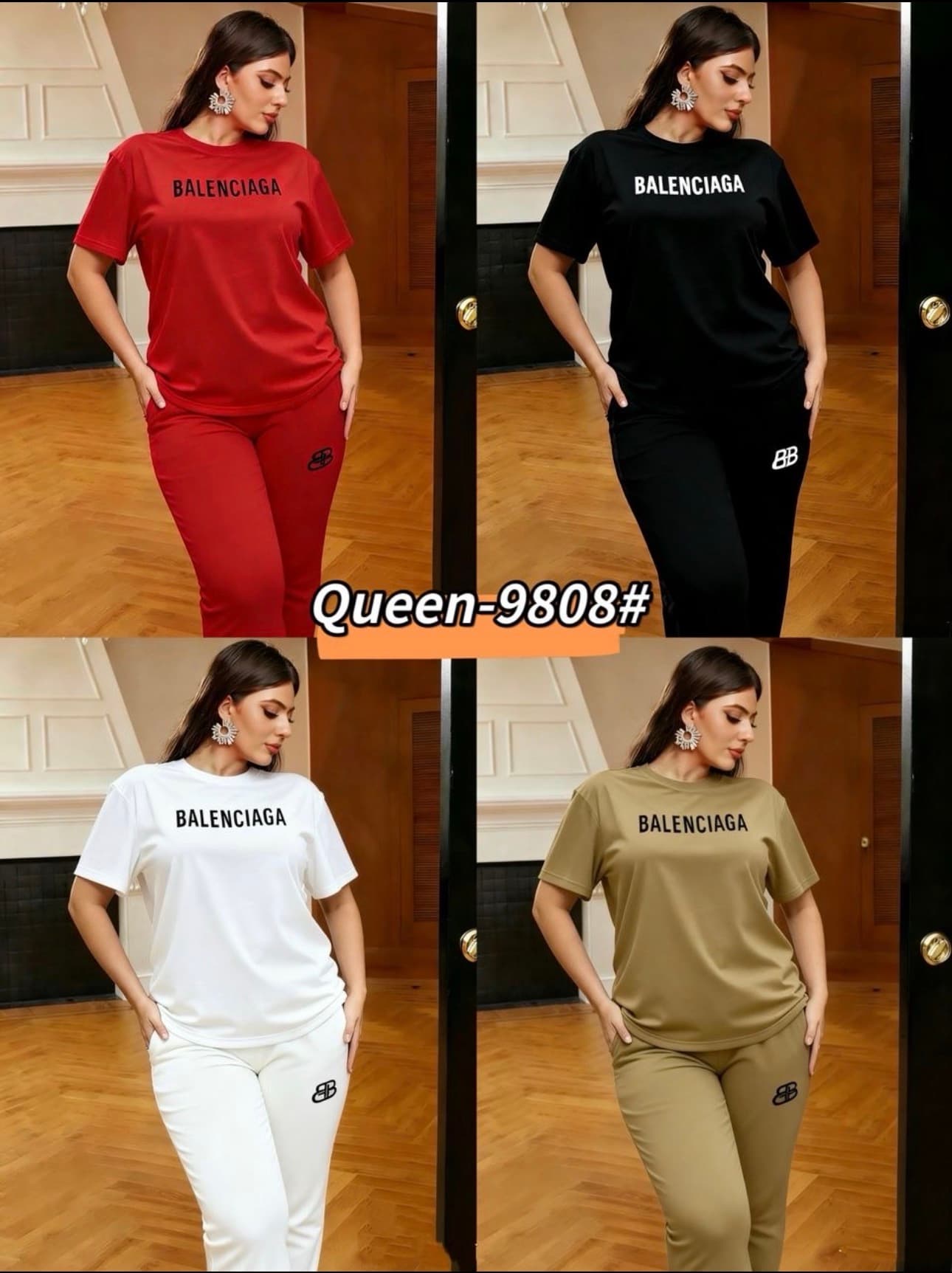 Balenciaga inpired casual two pieces