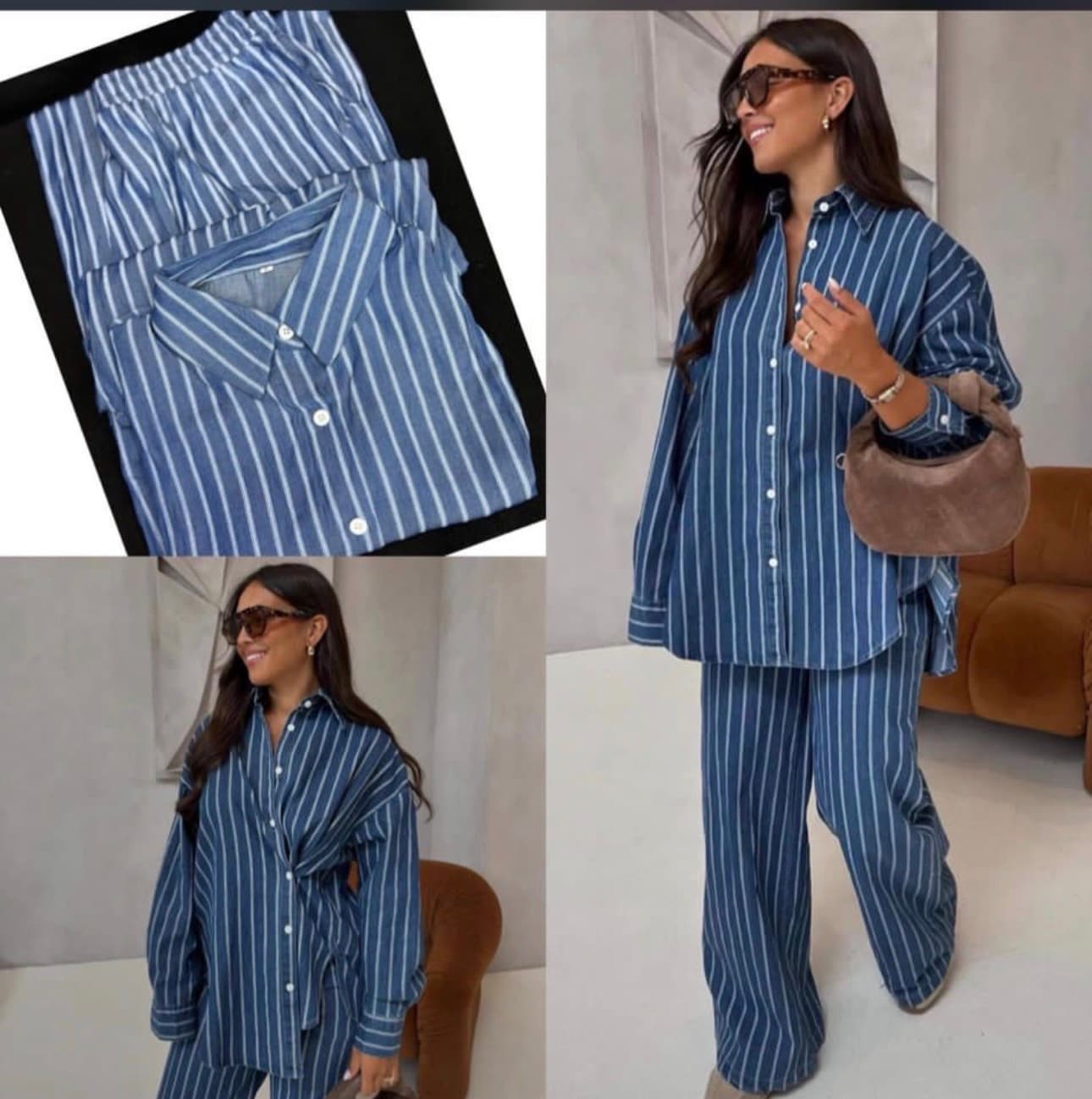 Stripped two pieces set