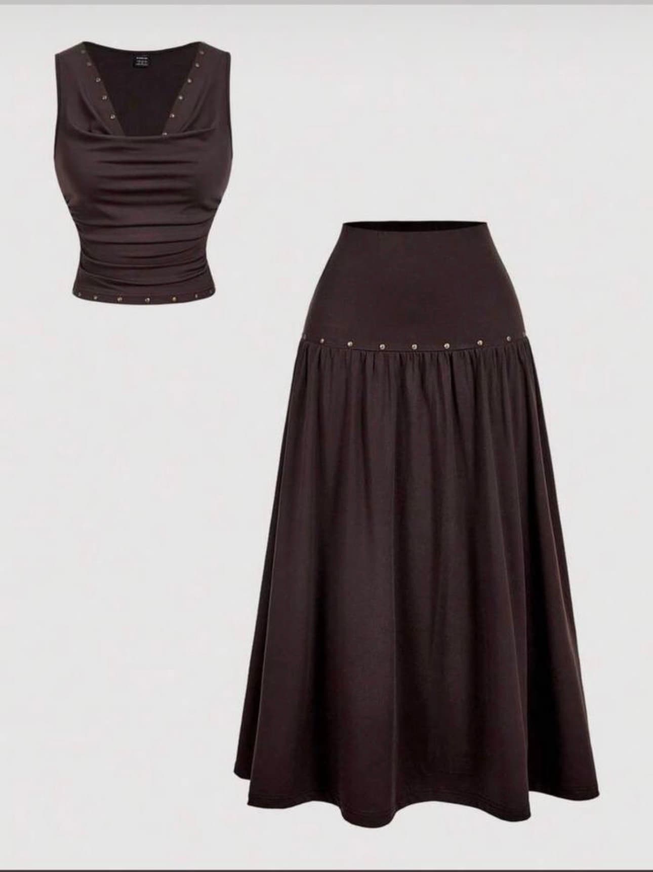 Classic Two-piece Skirt set