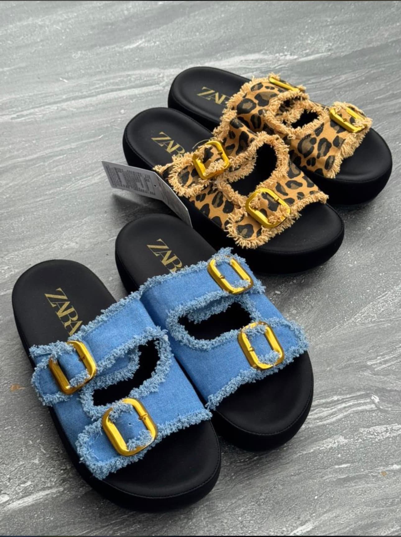 Double Buckle Comfort slides